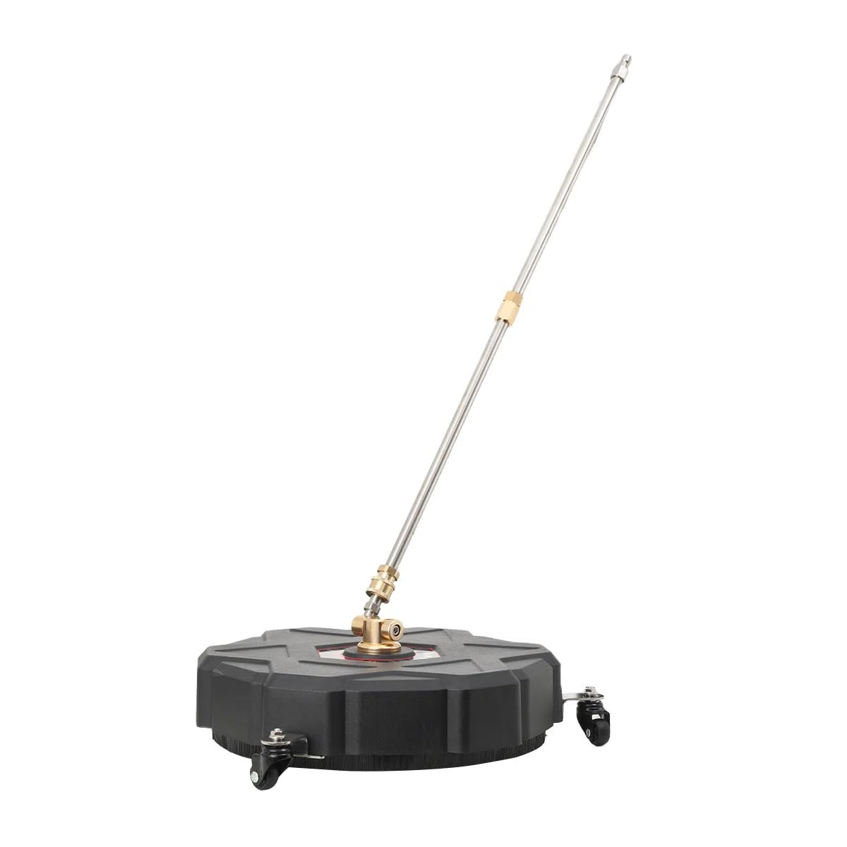 Limpiador de Superficies, 330mm Accesorio para Limpiador de Superficies para Lavadora de Alta Presión Universal, Limpiador de Pisos con 3 Ruedas y 2 Varillas de Extensión, 2500PSI