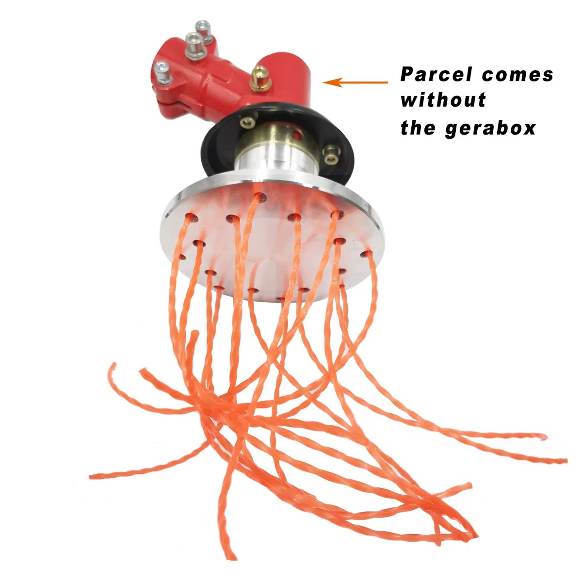 Ajuste universal cabeza recortadora Weed Eater Multi-line .105 pulgadas línea de corte de césped de aleación de aluminio para Brushcutter 1 pulgadas caja de cambios