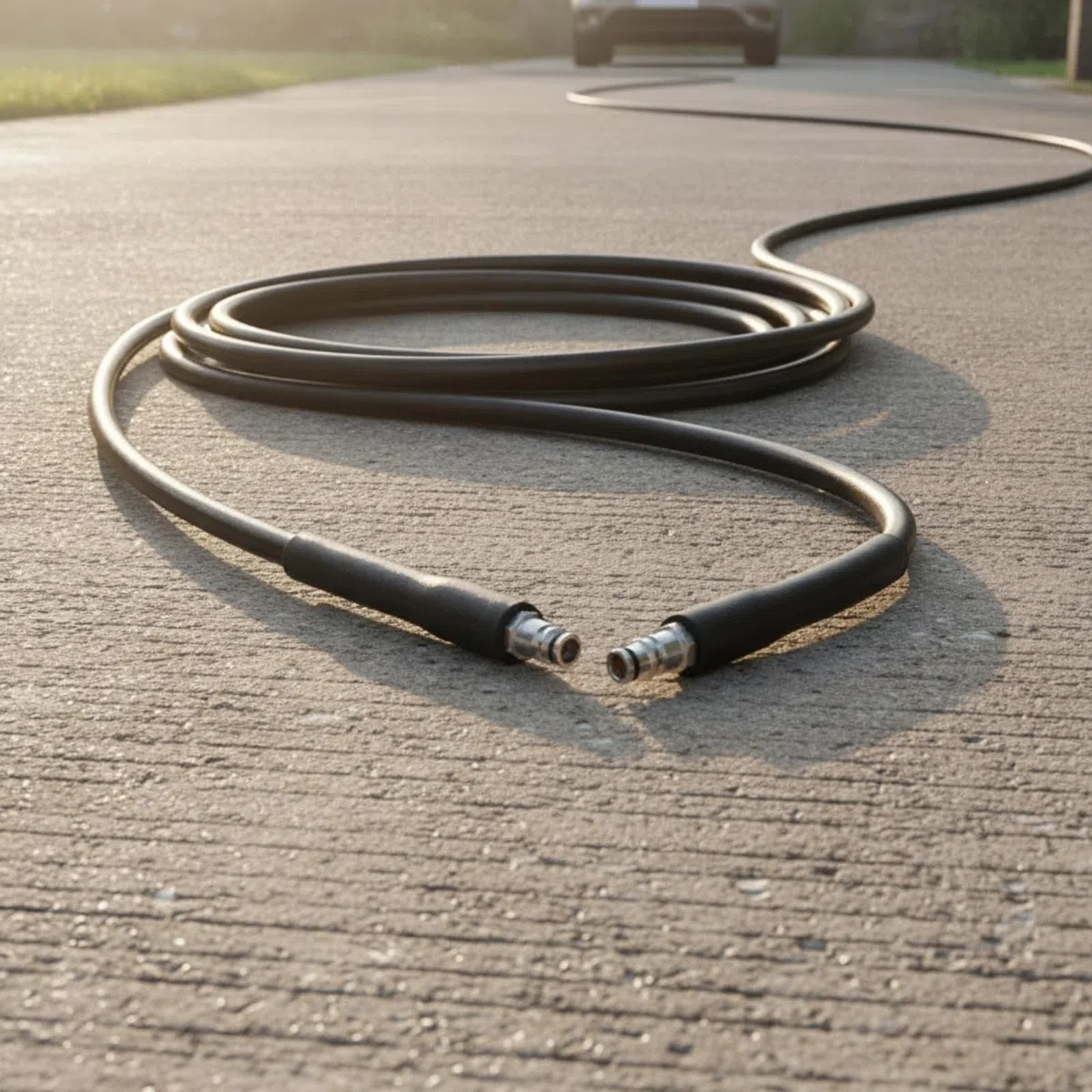 Milageto de Limpieza a Presión de Lavadora Hidrolimpiadora Tubo de Alta Presión Conducto de Agua con Estructura Duradera y Flujo Constante Flexible para Curvas, 10 Metros