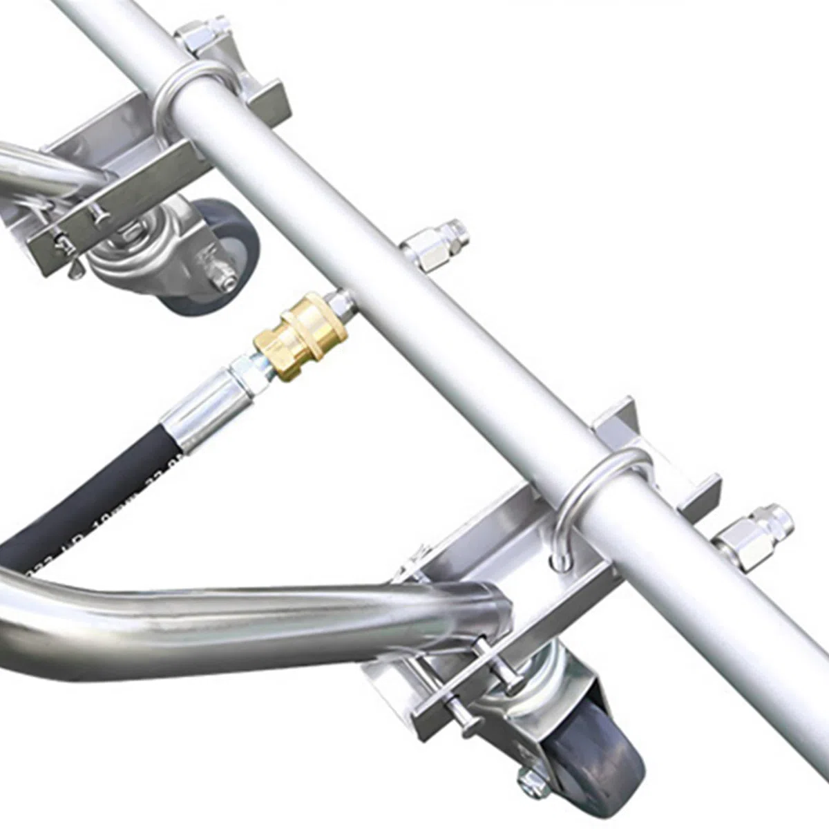 Universal Under Body Chassis Water Broom - Escoba de alta presión profesional con 7 boquillas, cepillo de agua para hidrolimpiadora