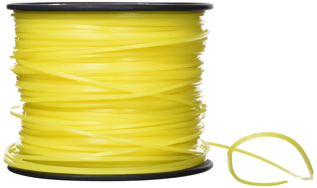 Stihl Mähfaden Quadradisch - Hilo de Cortar de Plástico, 3,0 mm x 162 m, Color Amarillo