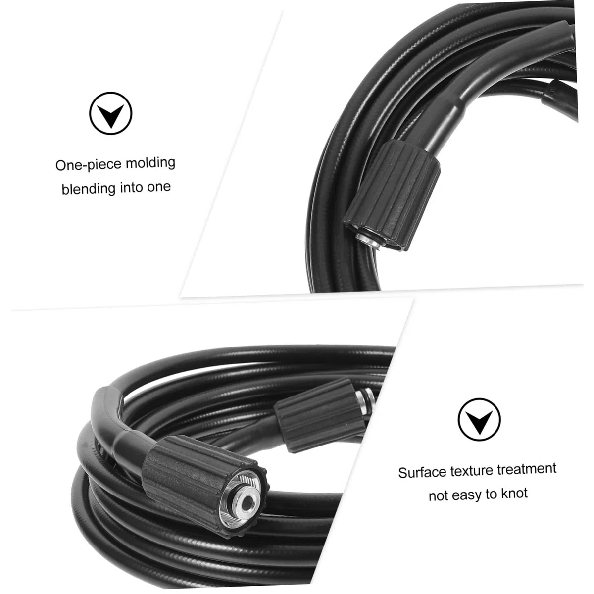 NOLITOY Manguera de Alta Presión para Lavadora Resistente Flexible y Duradera Metros con Conexiones para Limpieza de Coches y Jardines