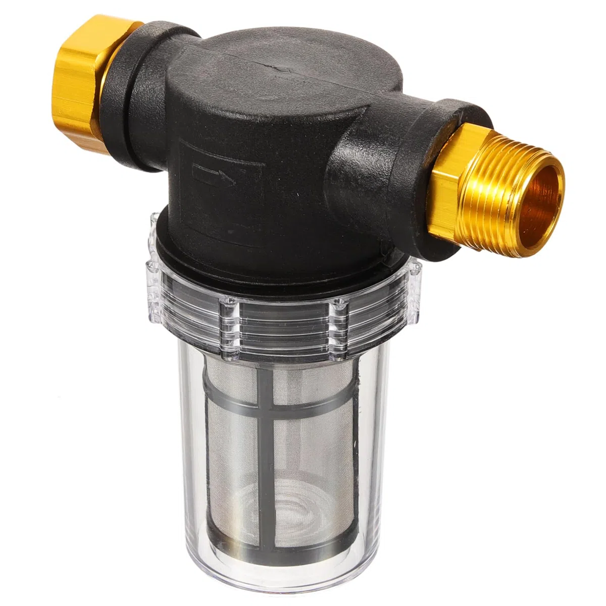 Gatuida Filtro De Entrada para Hidrolimpiadora De Alta Presión Filtro De Agua Portátil para Jardín De Sedimentos Malla Estándar UE