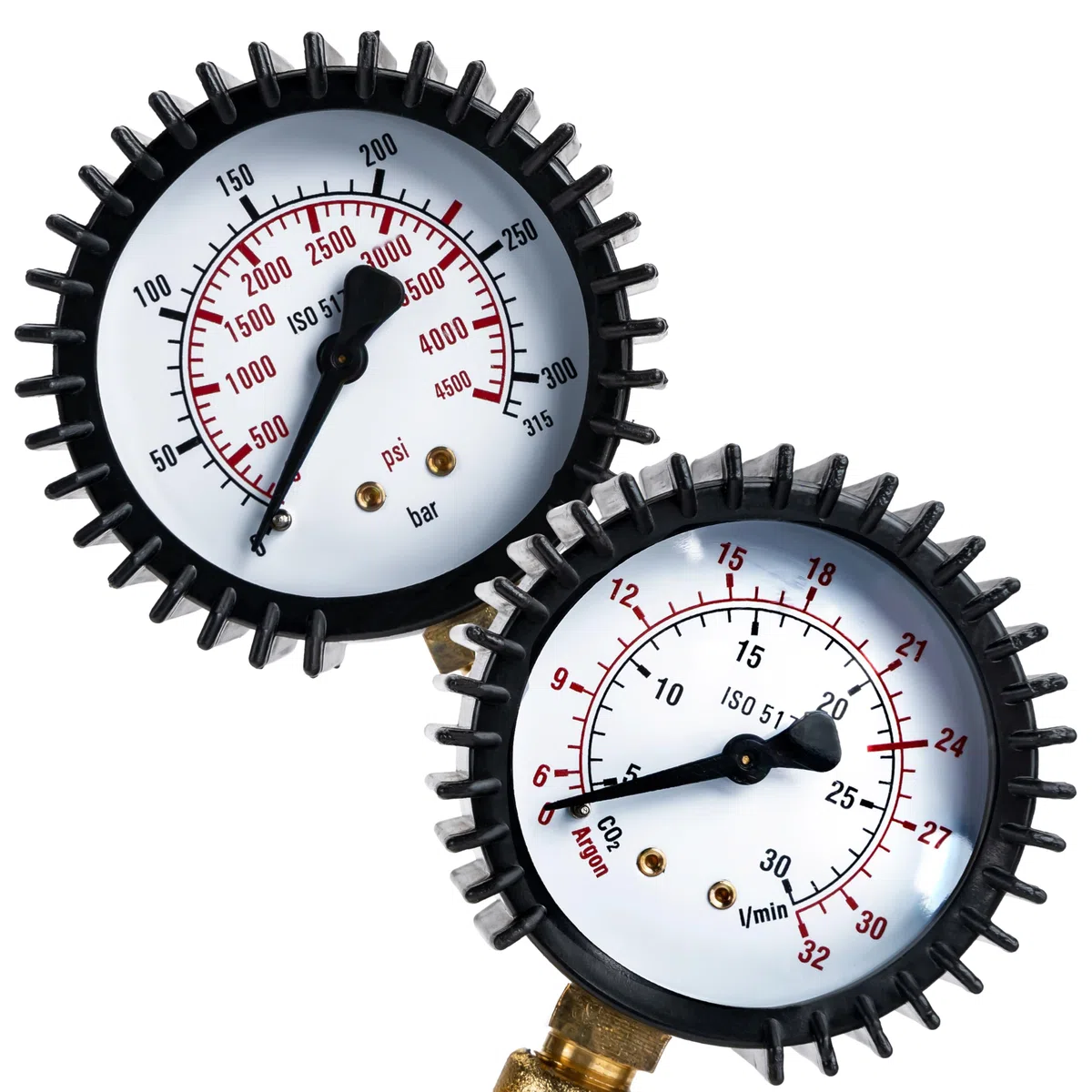 Reductor de presión IPOTOOLS Regulador de presión para equipos de soldadura de argón/CO2 gas inerte a MIG/MAG