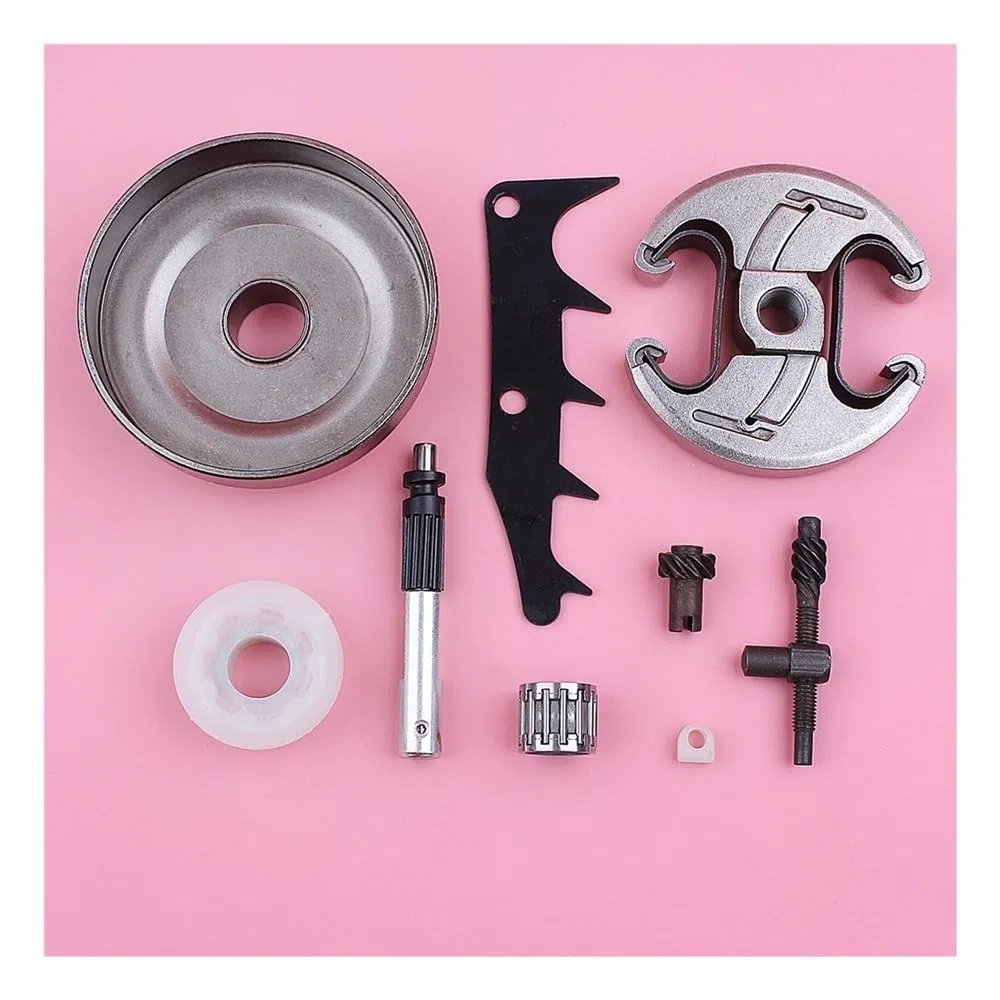Tambor de Embrague .325 7T Apto for 445 450, Tensor Cadena, Kit Engranaje helicoidal Aceite, Repuesto Motosierra 578097901 503905901