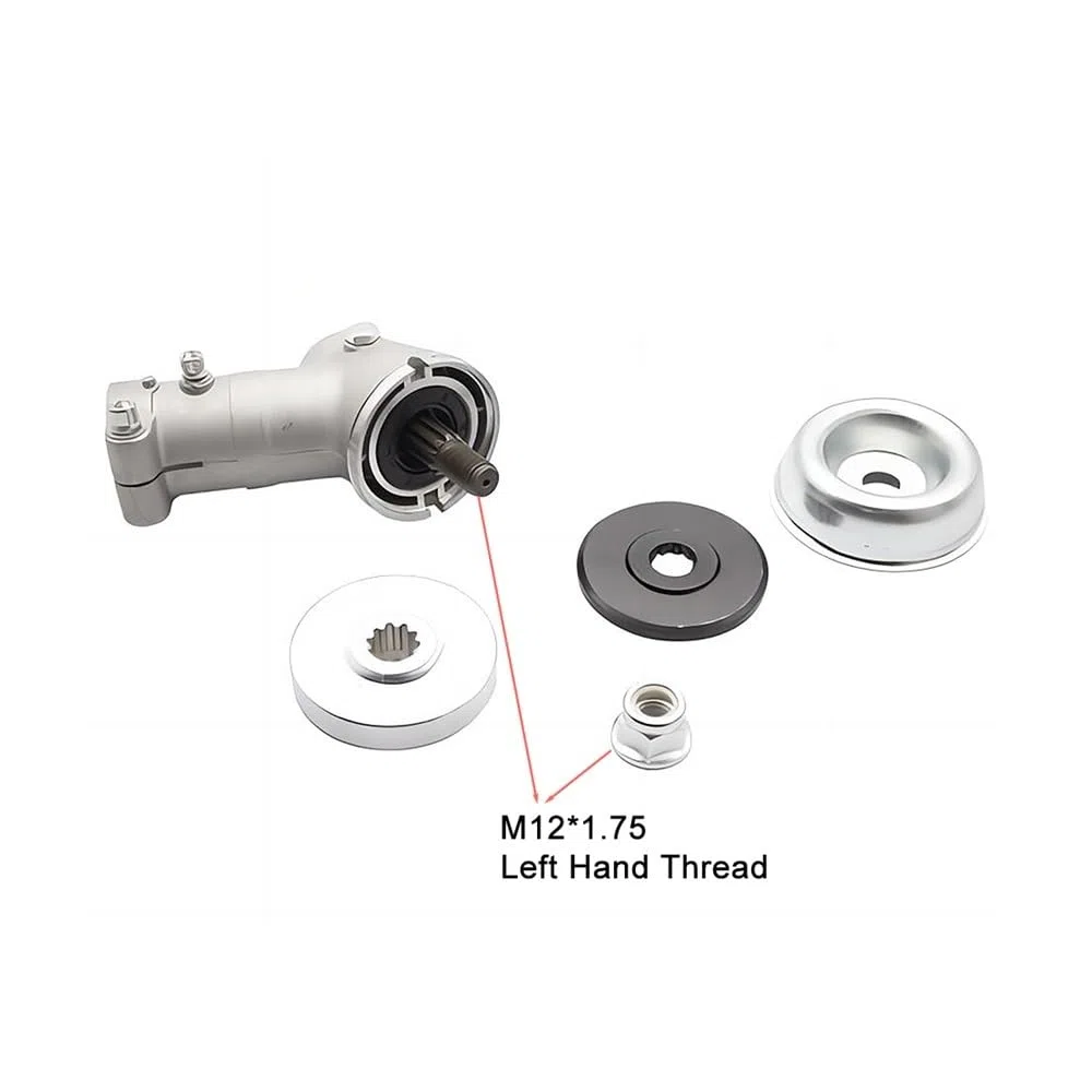 Cabezal de Engranaje Compatible con desbrozadoras Husqvarn 143RII, 236R, 243R, 243RJ, 253R, 253RJ, 543RS y 553RS.