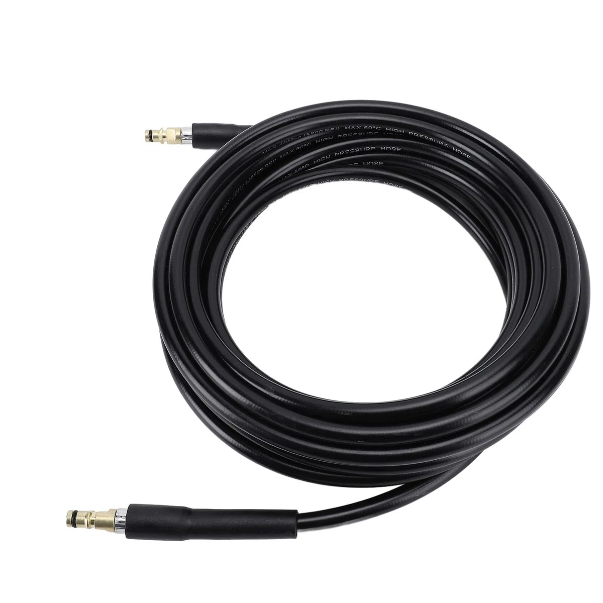 Acouto Manguera de Lavadora de Alta Presión, Alambre de Acero Tejido, Goma, Manguera de Extensión de Lavadora Eléctrica para Automóvil, Repuesto para K2 a K7 de 20 M / 65 de 62 Pies a K7, de a (20M)