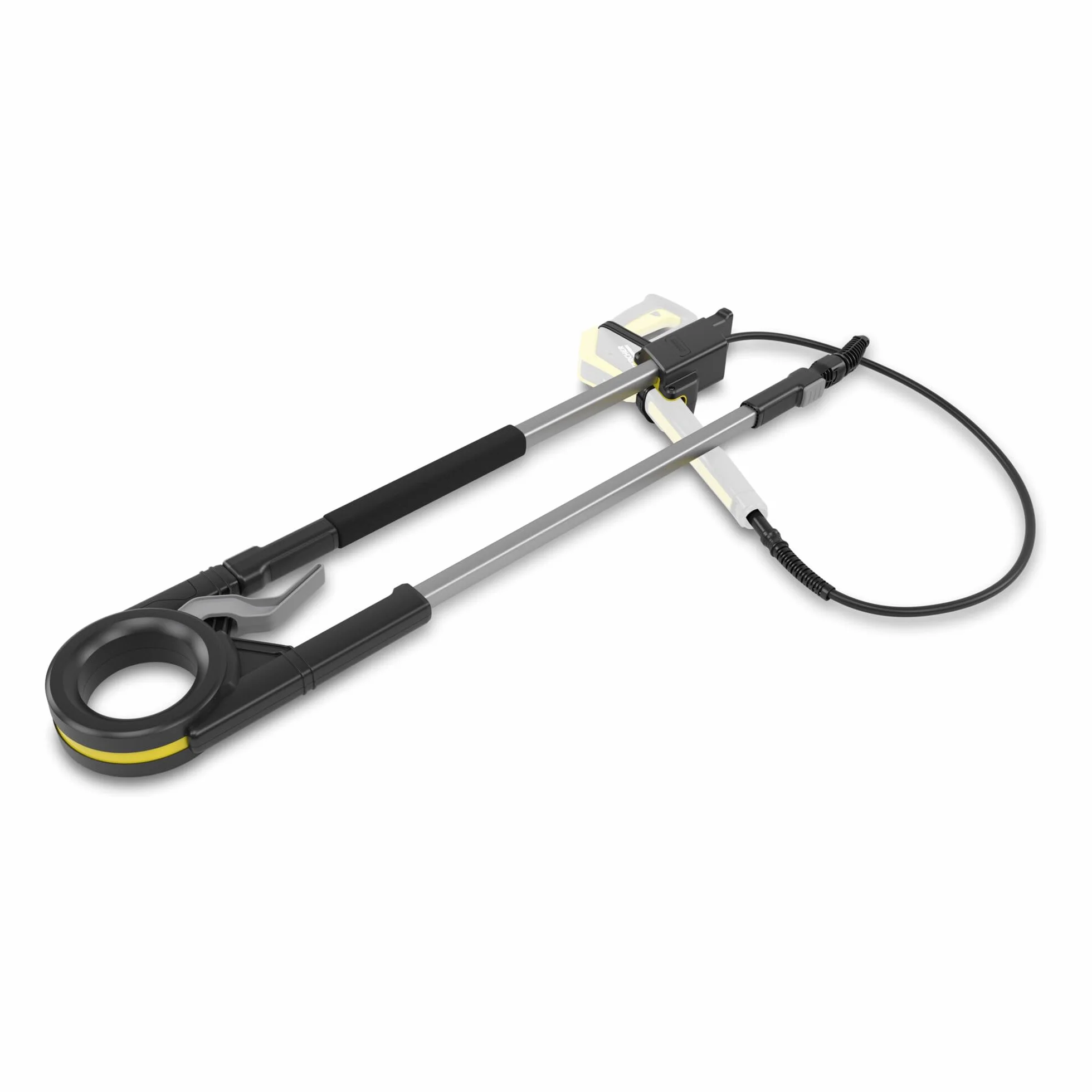 Kärcher Lanza telescópica TLA 4 (para limpiar superficies de hasta 5 metros de altura, compatible con todas las hidrolimpiadoras Kärcher K2 a K7), color negro/amarillo (‎2.644-190.0)