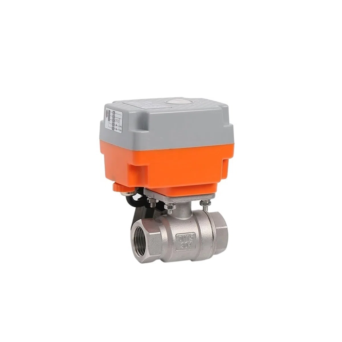Válvula eléctrica 4-20ma 1" FNPT válvula integral proporcional de control eléctrico motorizada for aplicación de agua ProteccióN Contra El óXido, Larga Vida úTil