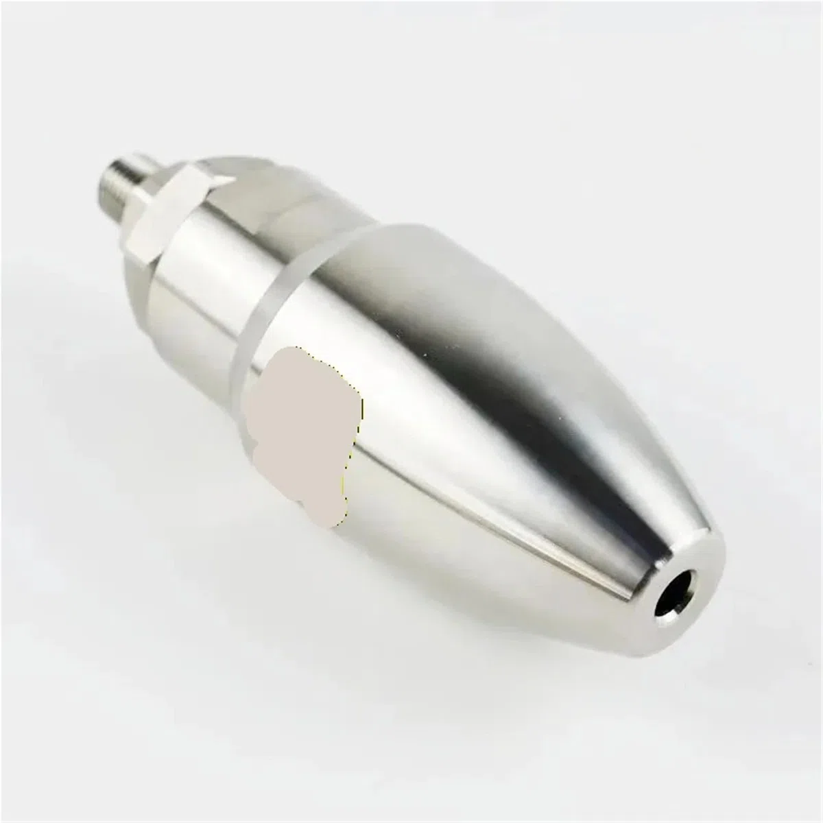 Boquilla Turbo giratoria de presión ultraalta | Presión de 500 bar, acero inoxidable for limpieza con lavadora a alta presión.(Tungsten steel core)