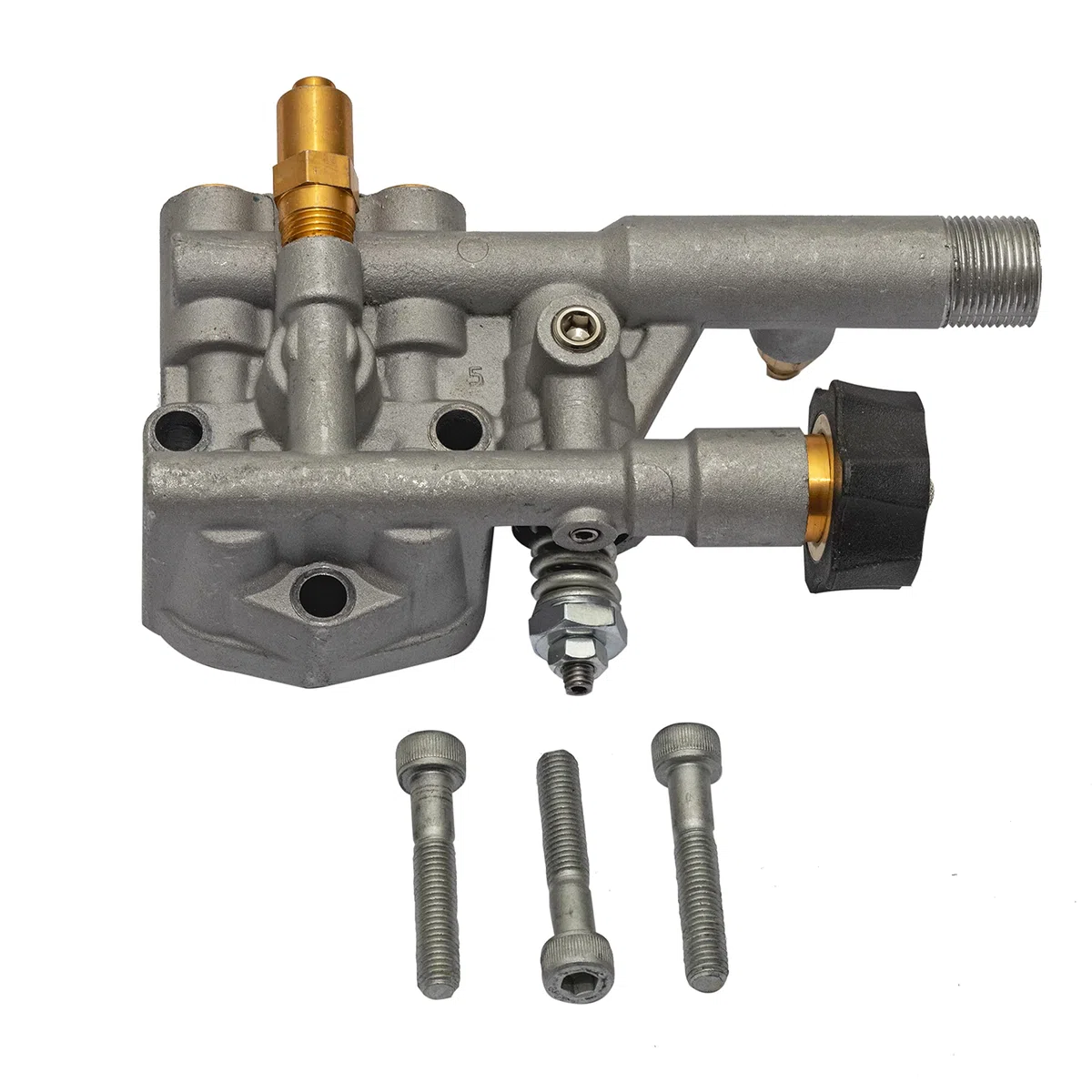 Simpson Cleaning 7113804 - Kit de Repuesto de colector para OEM Technologies 510028 y 510030 Bomba de Lavado a presión axial de Leva, Color Plateado