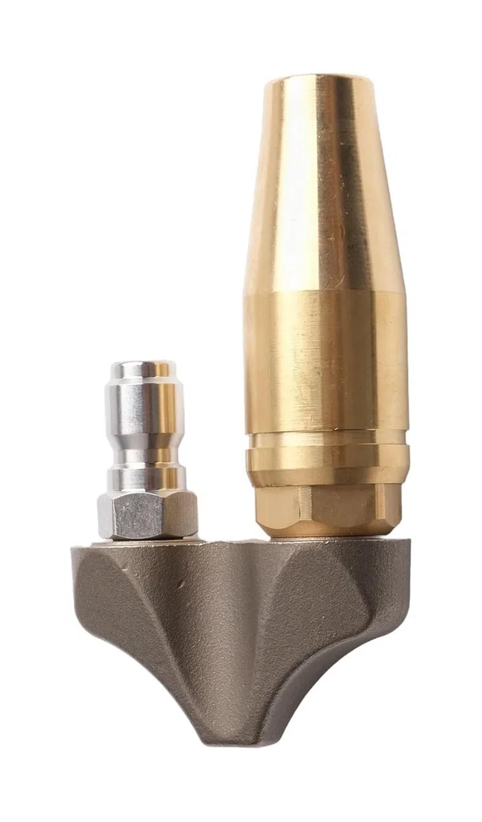 Boquilla de chorro alcantarillado Turbo inversa 3/8 pulgadas | Rotación automática de alta velocidad for lavadoras a presión