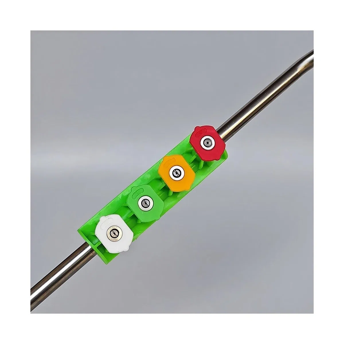 Varita de extensión para lavadora a presión Extensión de varilla for lavadora alta presión con adaptador. Boquilla chorro for autos 5 chorros y Lotus aluminio(D)
