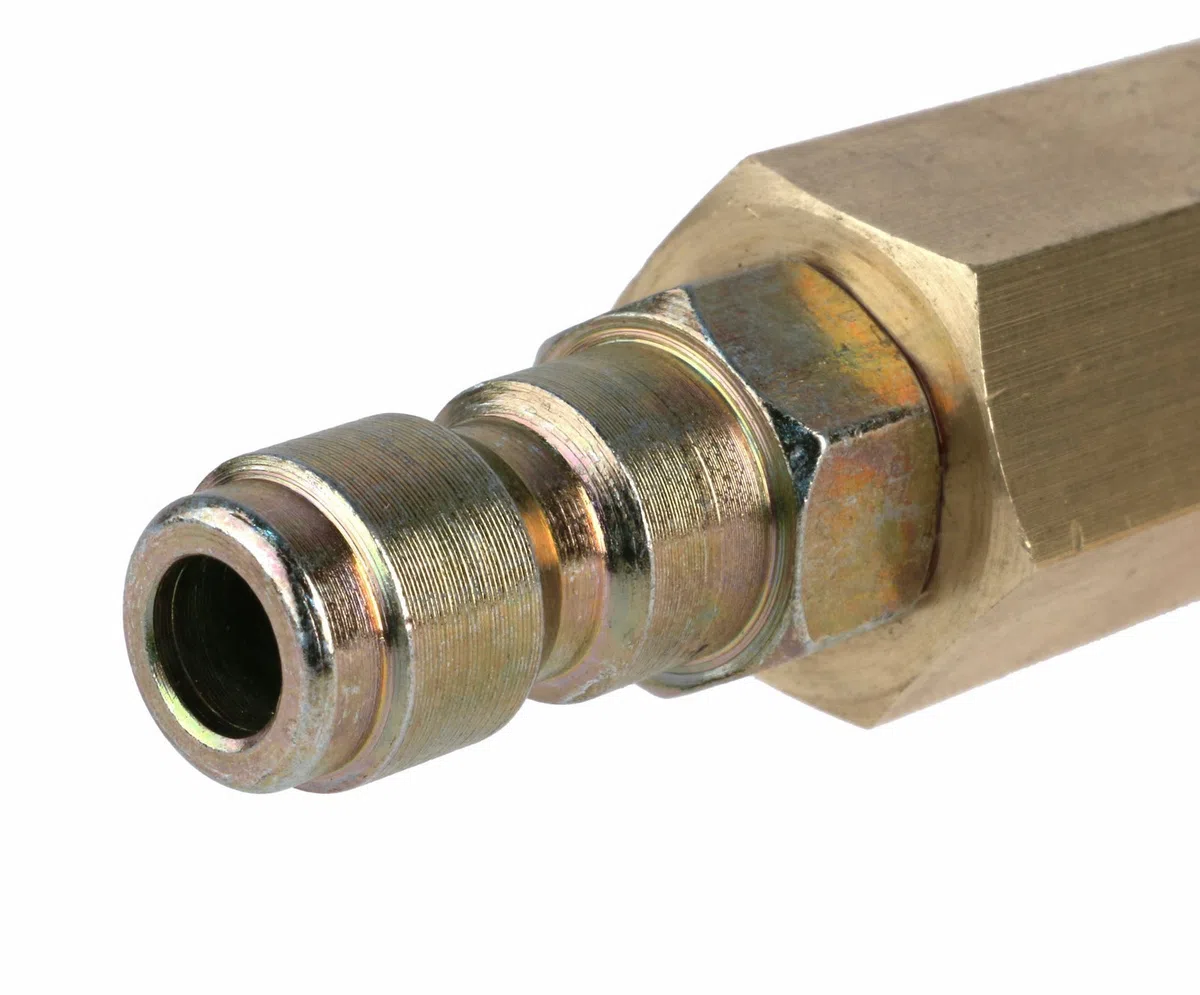 Erie herramientas rotación de distribución de limpiador a presión Turbo 5.0 orificio boquilla 3,000 PSI con latón filtro de vivienda y 1/4 "Conexión rápida