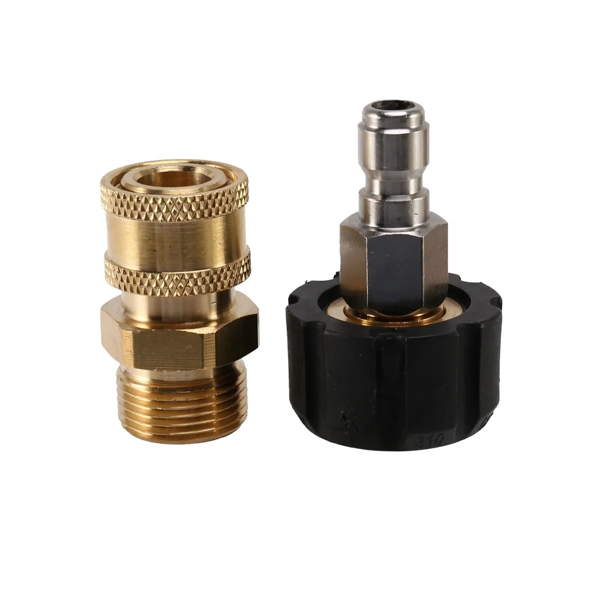 VNE Juego de adaptadores for Lavadora a presión 10X, Kit de conexión rápida M22 a 1/4 Pulgadas, Kit de conexión rápida M22 de 14mm a 1/4 Pulgadas