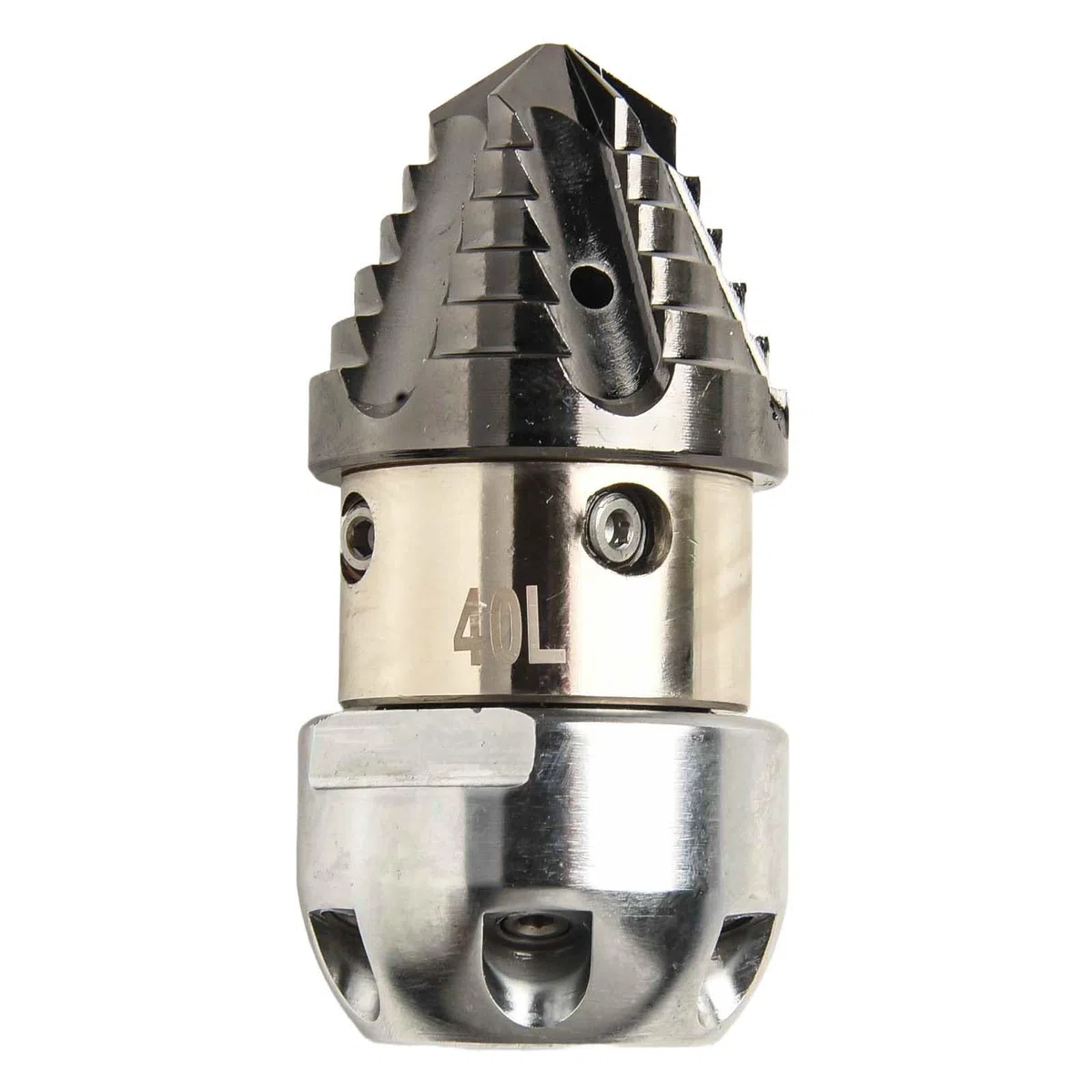 Boquilla de acero inoxidable para boquilla de 360 grados de alta presión para lavadora, alcantarillado, chorro, rociador de agua, dragado, limpieza de lodos, rosca G1/2