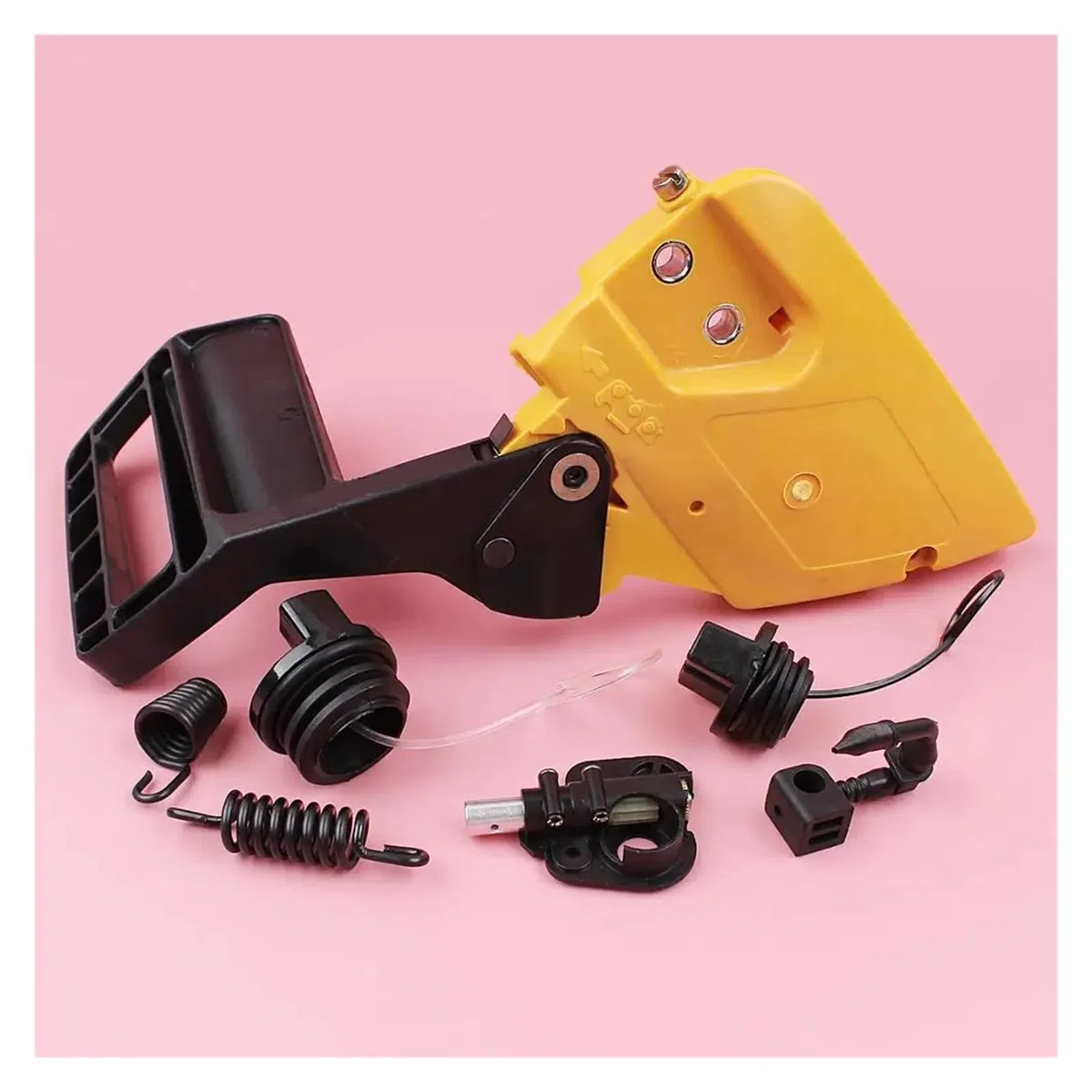 Kit de Aceite for Tapa protección Mano Freno, Compatible con Motosierra 350 y 351, Resorte Amortiguador, repuestos for
