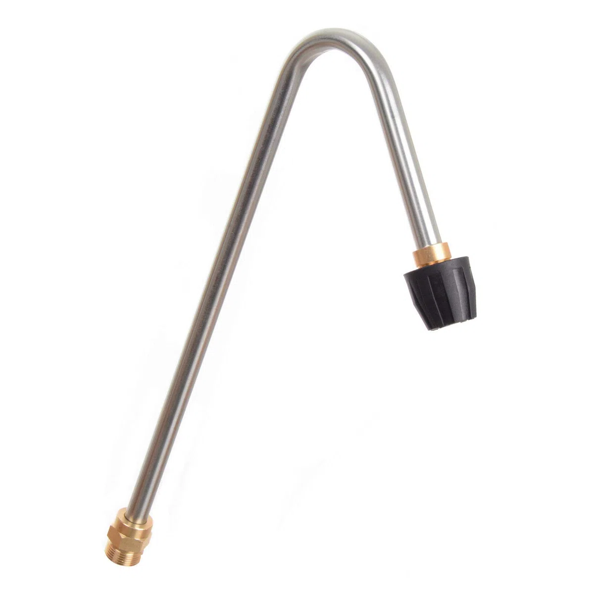 Lanza telescópica, mango telescópico, brazo telescópico, tubo telescópico compatible con Kärcher M22, lanza de alta presión con lanza angular con boquilla, Lanza robusta y duradera hasta 7,4 m