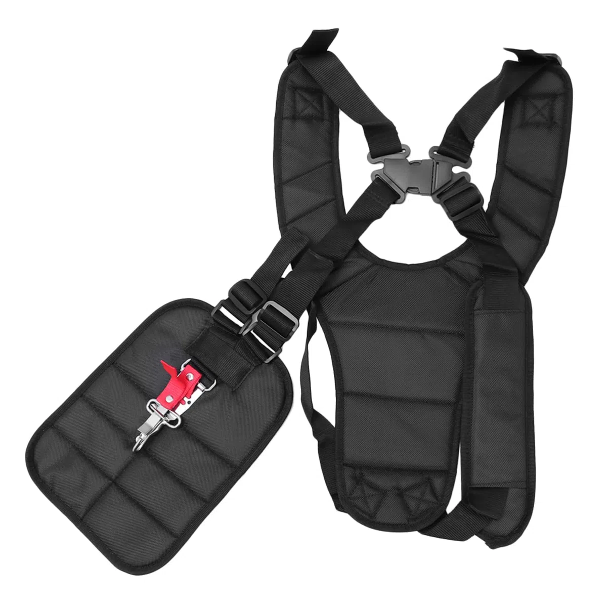 SUPVOX Correa De Ajustable para Cortacésped y Desbrozadora Hombro con Gancho De Transporte para Jardinería Negro