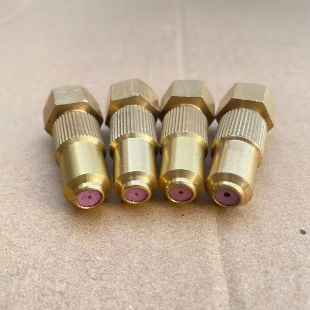 Puntas para hidrolimpiadoras, Puntas de boquilla pulverización ajustable latón 1,5mm M14x1, con junta tórica arandela 2-10 Uds(Brass Ceramic Spray Disc,10pc)
