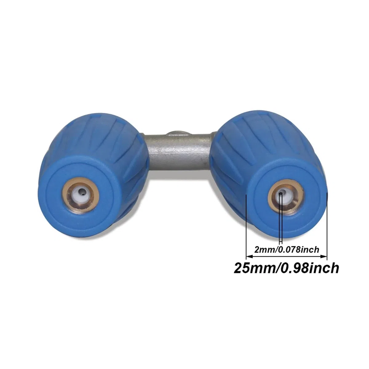 Boquilla Turbo giratoria de alta presión, boquilla de pulverización de 1/4 ", 4000PSI, 4-6GPM, boquilla de repuesto, punta de pulverización, herramienta de limpieza de jardín