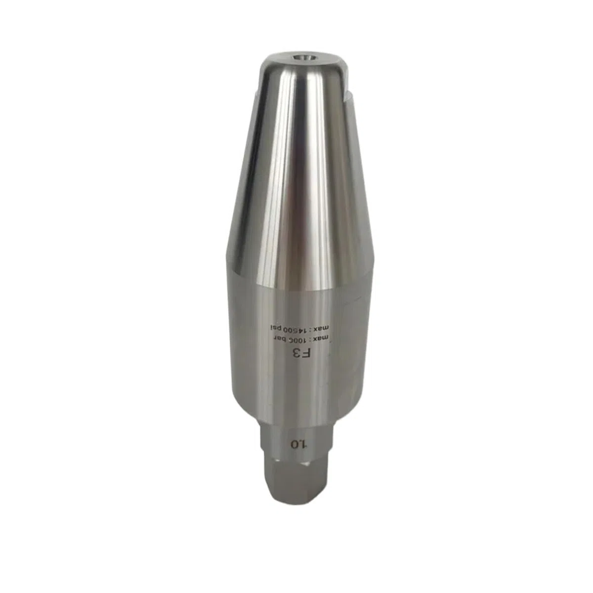 Apto for limpieza de superficies/eliminación de óxido – Boquilla turbo giratoria de ultra alta presión de 1000 bar (compatible con agua fría y caliente)(9l16 1.1mm)