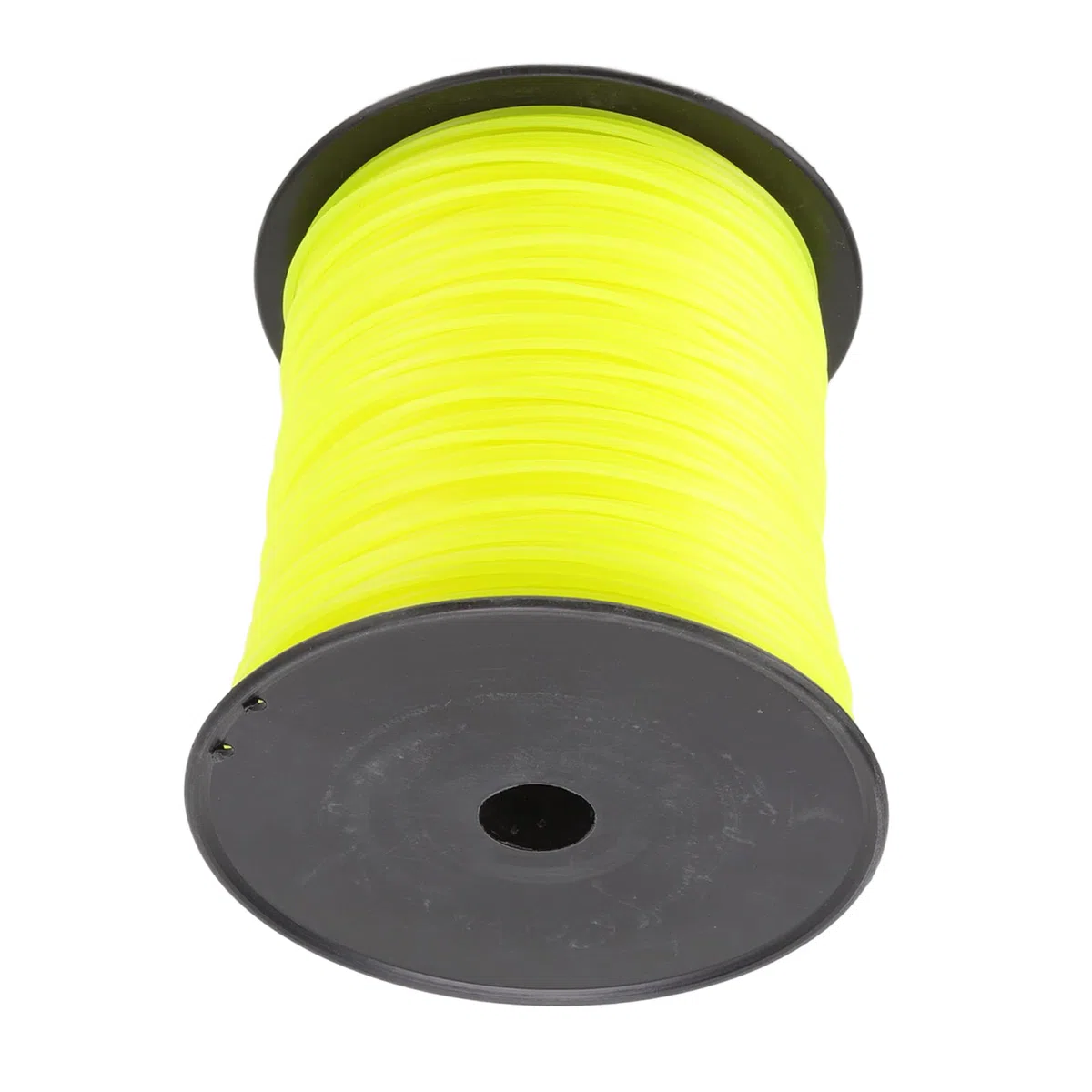 Hilo de hierba de nailon resistente, duradero de repuesto para cortacéspedes de césped, bobina de 3 mm, redonda amarilla (300 m/328,08 Vergas)