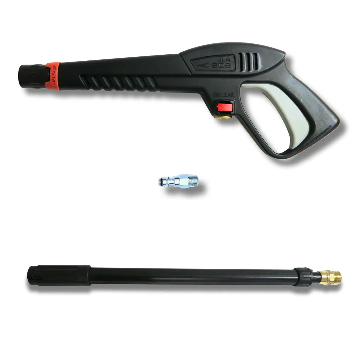 Pistola hidrolimpiadora Lavor S'10Y con mecanismo de latón, lanza Rotox y adaptador 1/4" – Kit profesional definitivo (pistola S'10Y + lanza Rotox + adaptador 1/4")