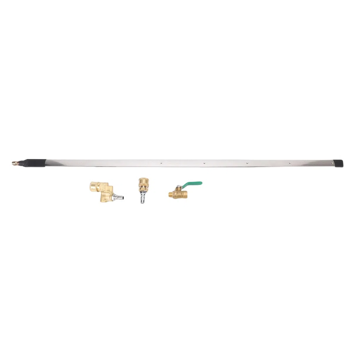 Akozon Varita de 31 Pulgadas con Conector Rápido para Lavadora de Alta Presión, Boquilla de Ventilador de 5 Orificios, Herramienta de Descarga de Automóviles de Acero Inoxidable 304 para Camiones,