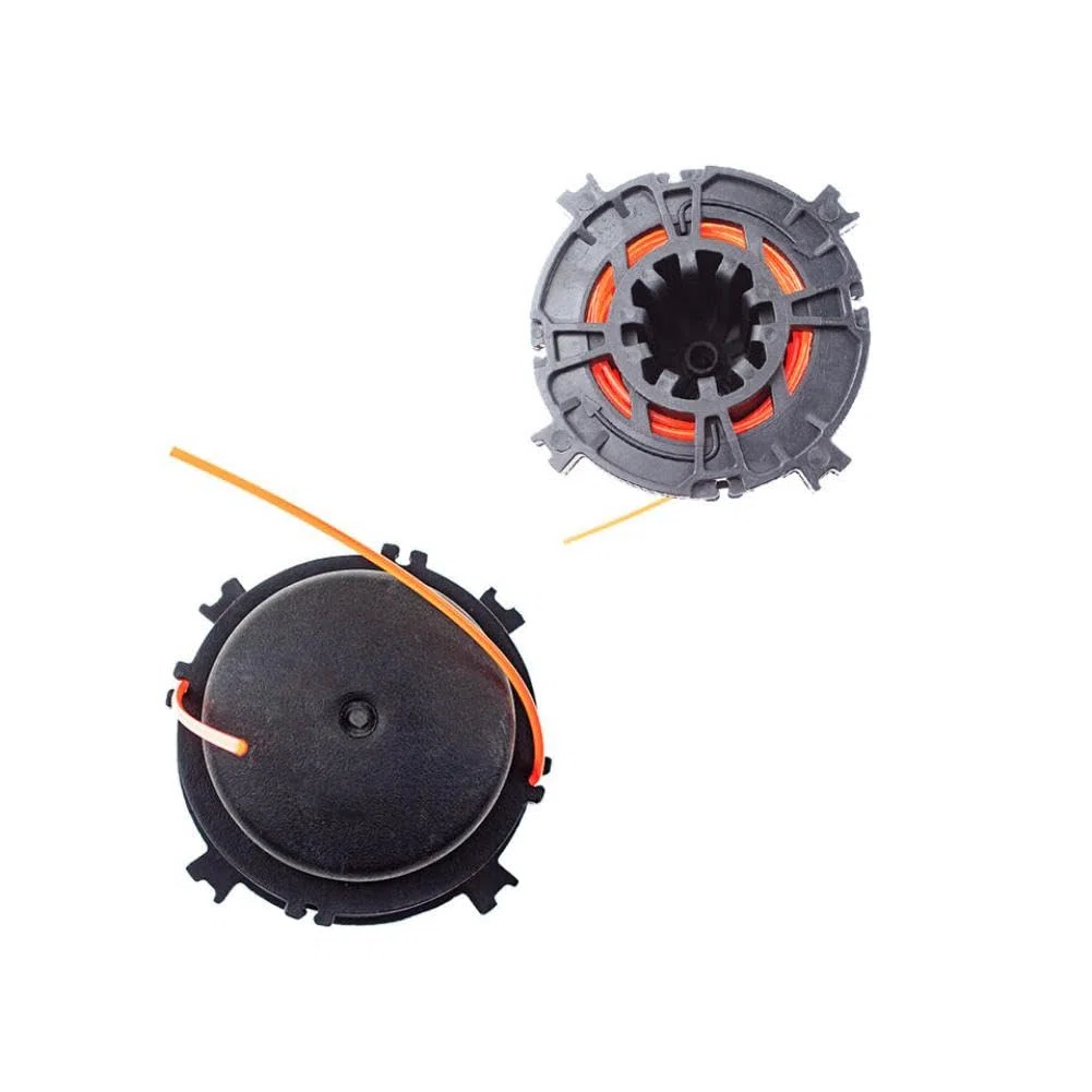 Carrete de inserción de Carrete con Perilla de Impacto con Hilo de Nailon Compatible con Cabezal de Corte 30-2 40-2 40-4