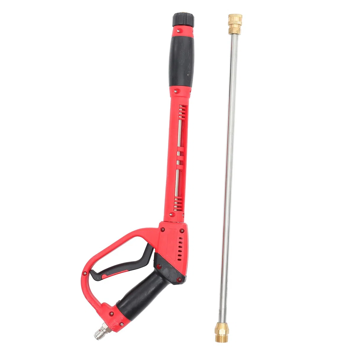HEMOTON Pistola de Limpieza de Alta Presión Roja PSI Pulverizador de Alta Presión con Repuesto de Varilla para Hidrolimpiadora Herramienta de Riego para Limpieza de Automóviles