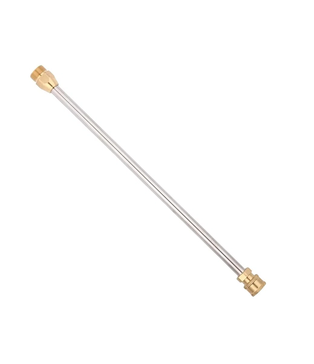 Lanza de conexión rápida de acero inoxidable de 16 pulgadas, varita pulverizadora de repuesto for varilla de lavado a presión for 5000Psi