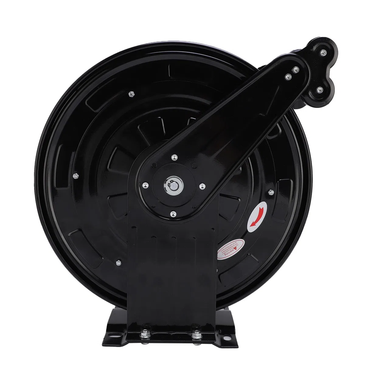 Generic Carrete de Manguera para Lavadora a Presión, Rebobinado Automático de Doble Brazo Resistente para Mantenimiento de Automóviles, Acero Al Carbono, 15m, 4000PSI