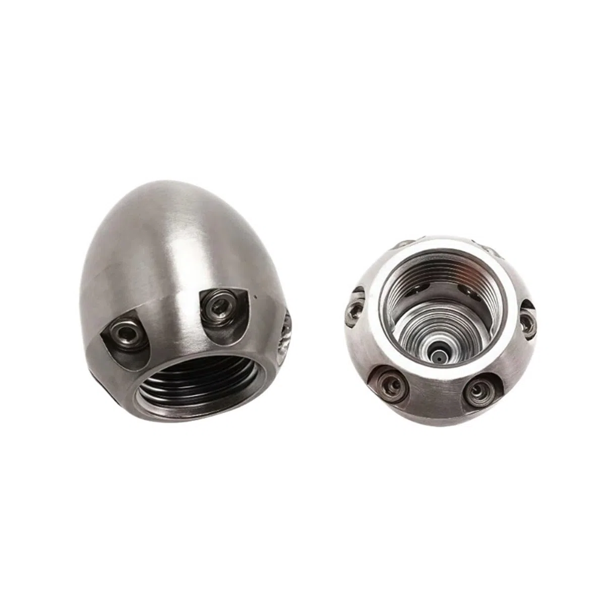 Boquilla de tubo rosca interna G1/2, limpiador desagüe inox | Boquilla para limpiadora de alta presión y drenaje, herramienta manual metálica(200Bar80L)