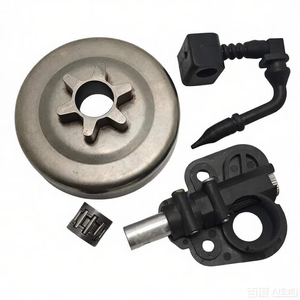 Aceite de piñón de tambor de embrague de 3/8 "apto for Partner 350 351 352 370 371 390 420 pieza de repuesto de motosierra 530047061 530071259