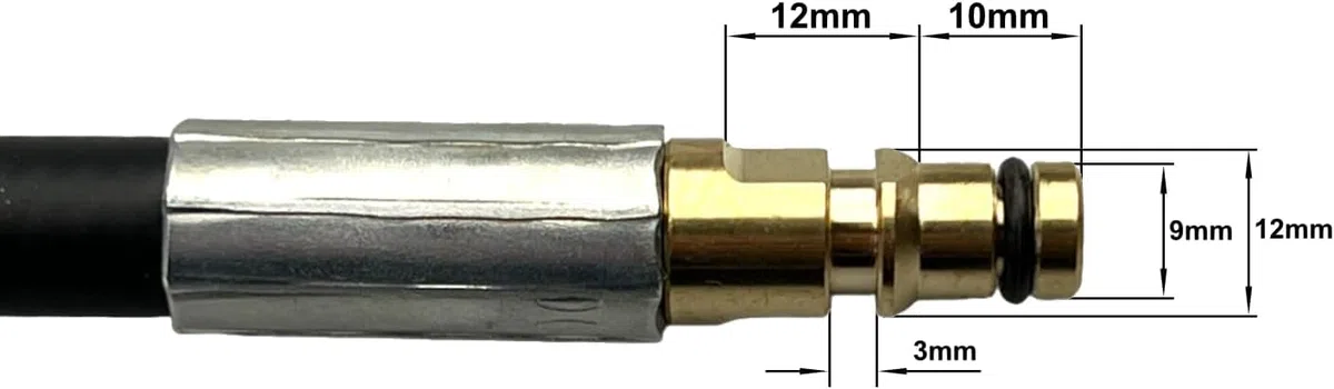 M&M Smartek manguera alta presión 95 m para Kärcher, ref. 2.641-706.0 | Manguera reforzada de alta presión con protección anti-dobleces; comprobar conexiones, presión, temperatura y equipo seguro.