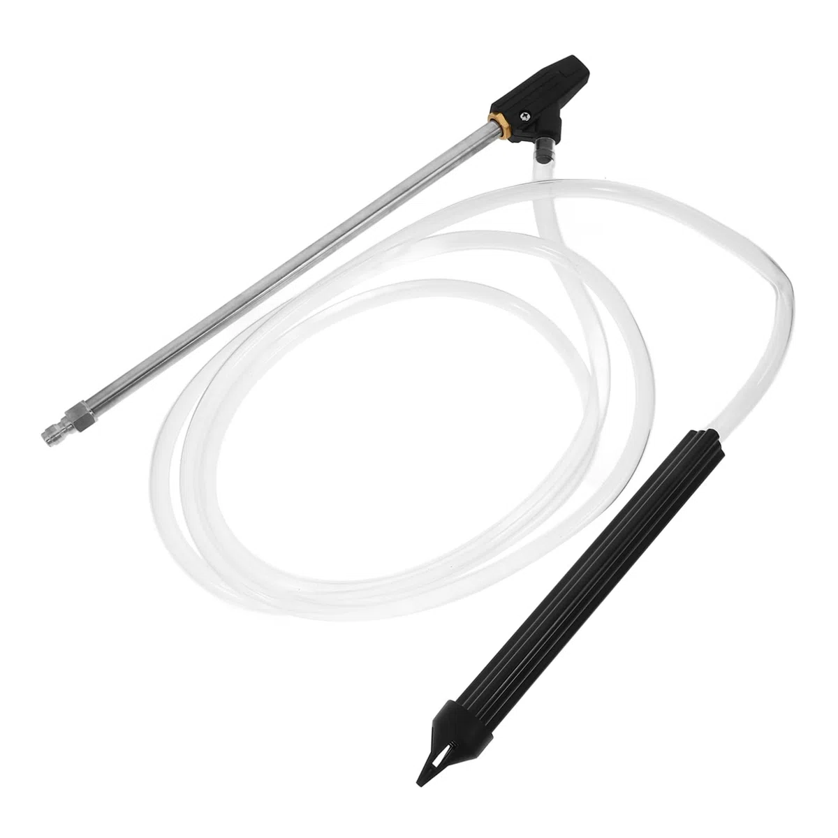 Pistola de Chorro de Arena de Alta Presión 550mm de Acero Inoxidable | Boquilla Cerámica, Uso en Limpieza de Óxido y Grasa, Diseño Estable y Multifunción