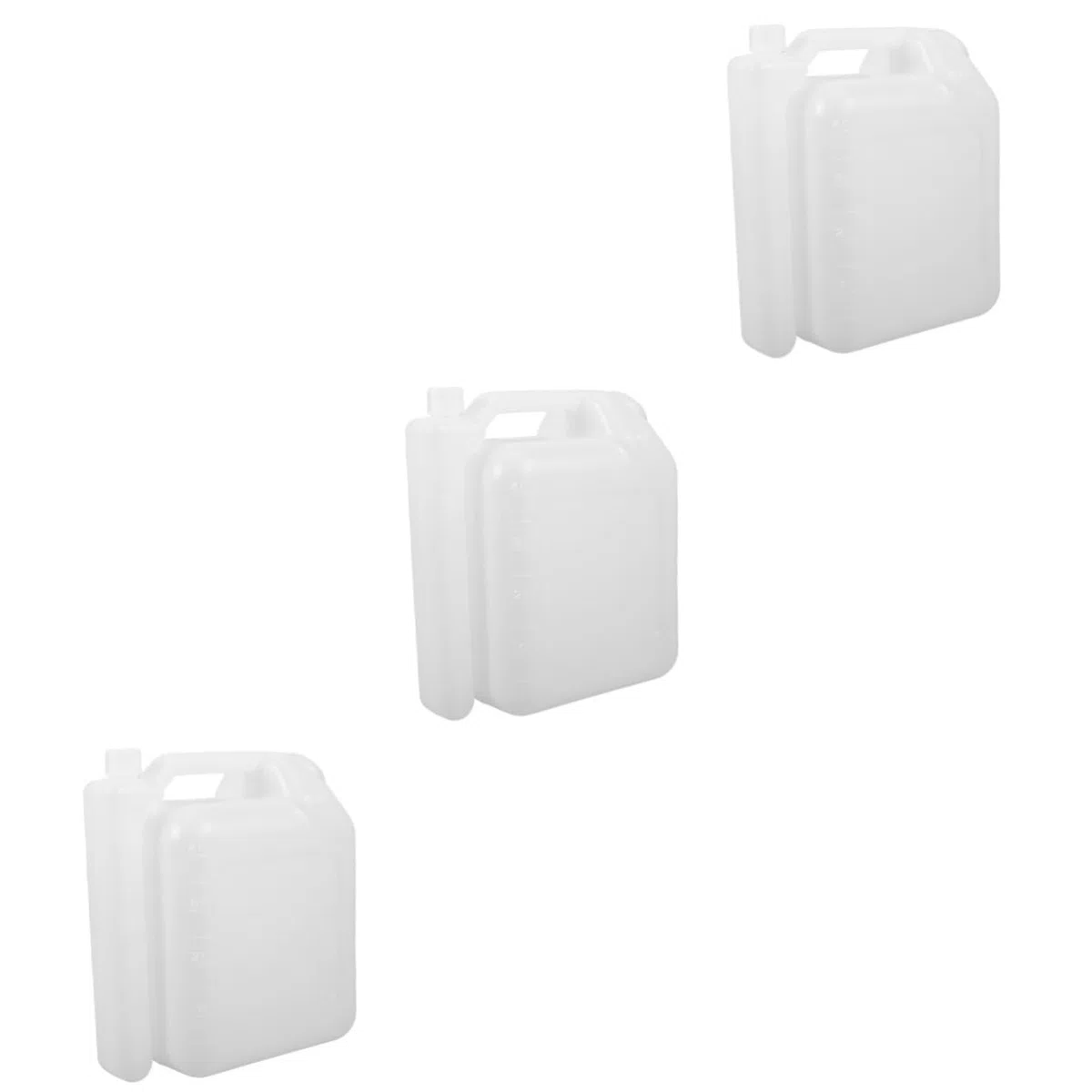 Yardwe 3 Piezas Lata De Aceite Embudo Tanque Medidor De Aceite Bomba Botella De De Motosierra Botella De Mezcla De Petróleo Cacerola Tanque De Mezcla De Abdominales