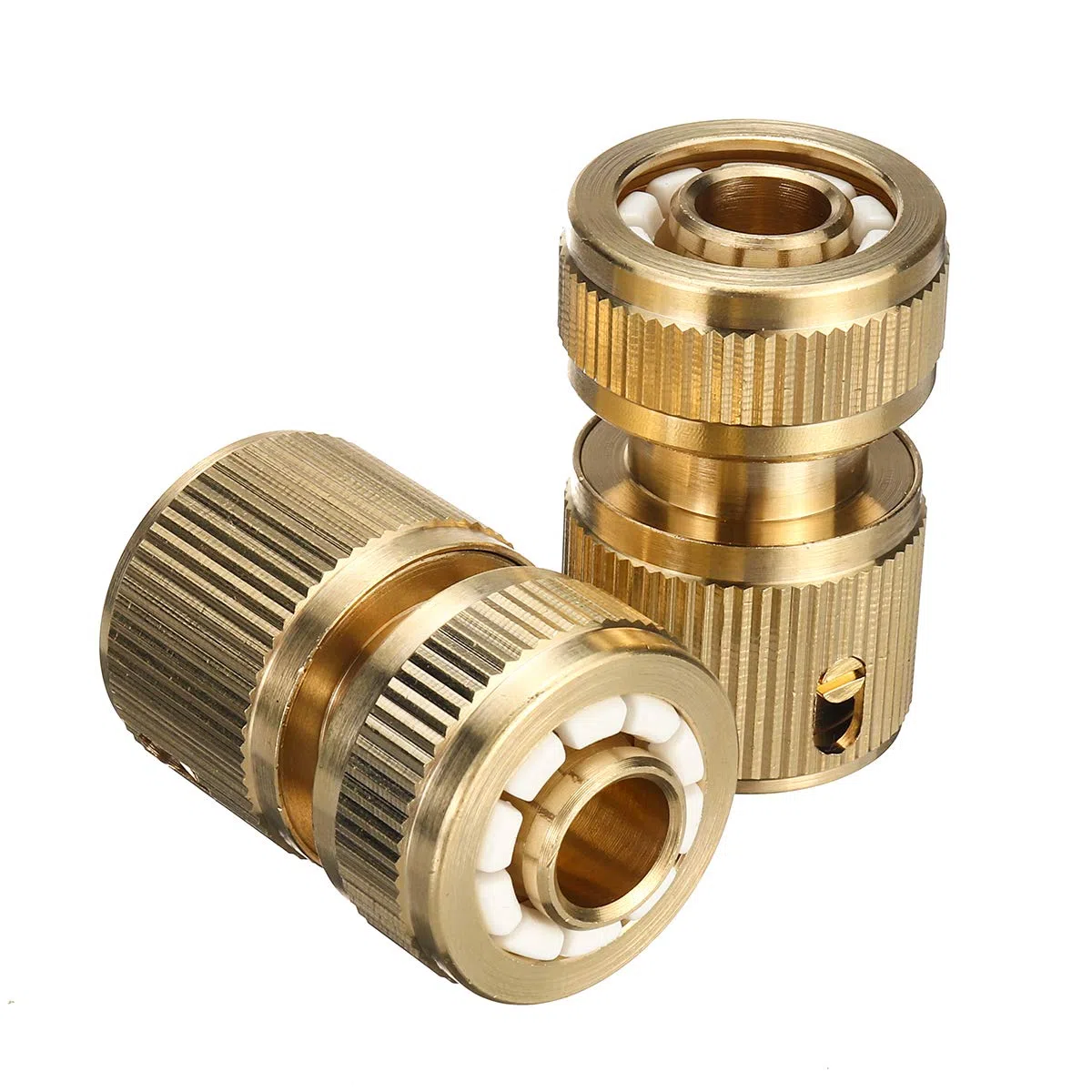 ChaRLes 10M Lavadora De Presión Limpieza Manguera Tubo Dorado +Extension Agua G-Un +5 Conectores