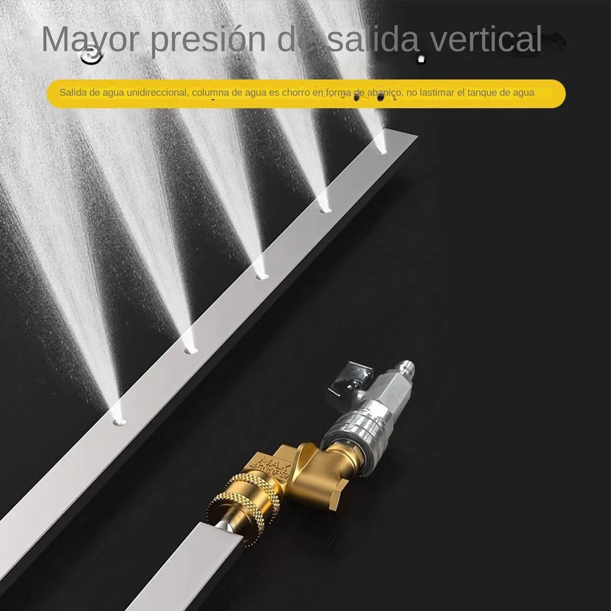 Varilla Limpiadora De Radiadores Varillas Limpiadoras De Agua para | Accesorio Para Hidrolimpiadora Varilla De Agua Para Hogar Jardín Vehículo Autocaravana