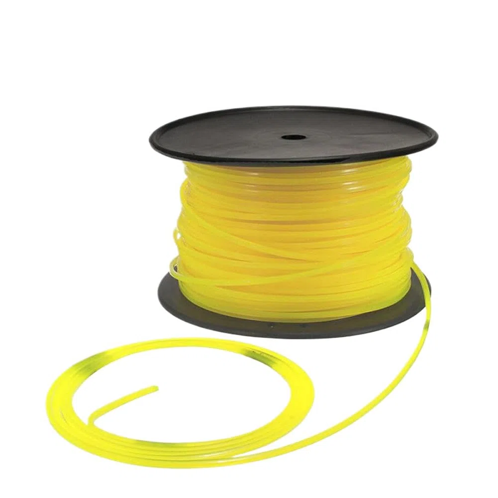 Cable de Alambre Cuadrado de 3mm, Cuerda de Nailon de 100M para cortacésped, Compatible con Modelos universales de cortacésped