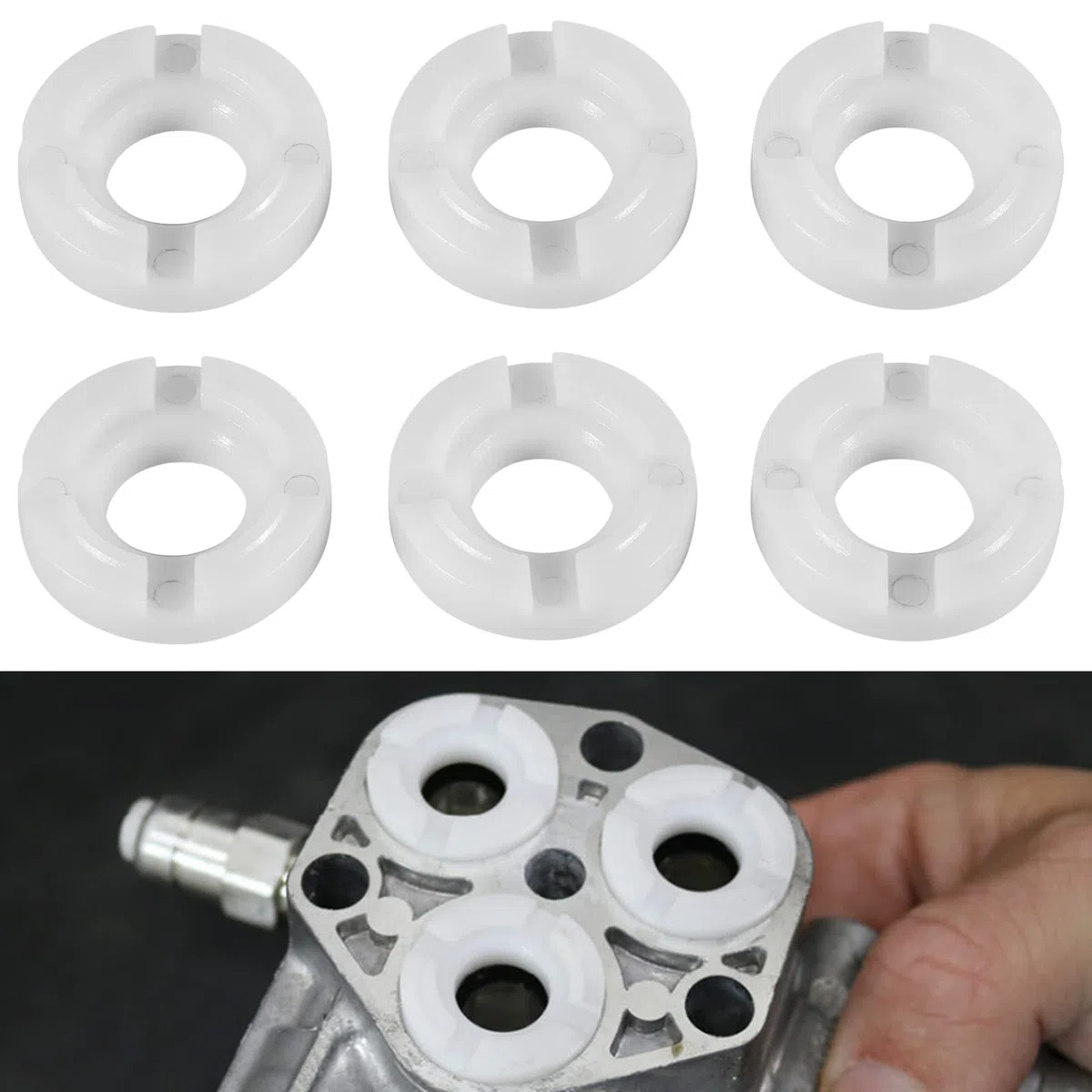 Yoursme AR2840561 - Buje de Repuesto para Bomba de Lavado a presión para Bombas AR Annovi Reverberi RMW2.2G24 SRMW2.2G26 Series (Paquete de 6)