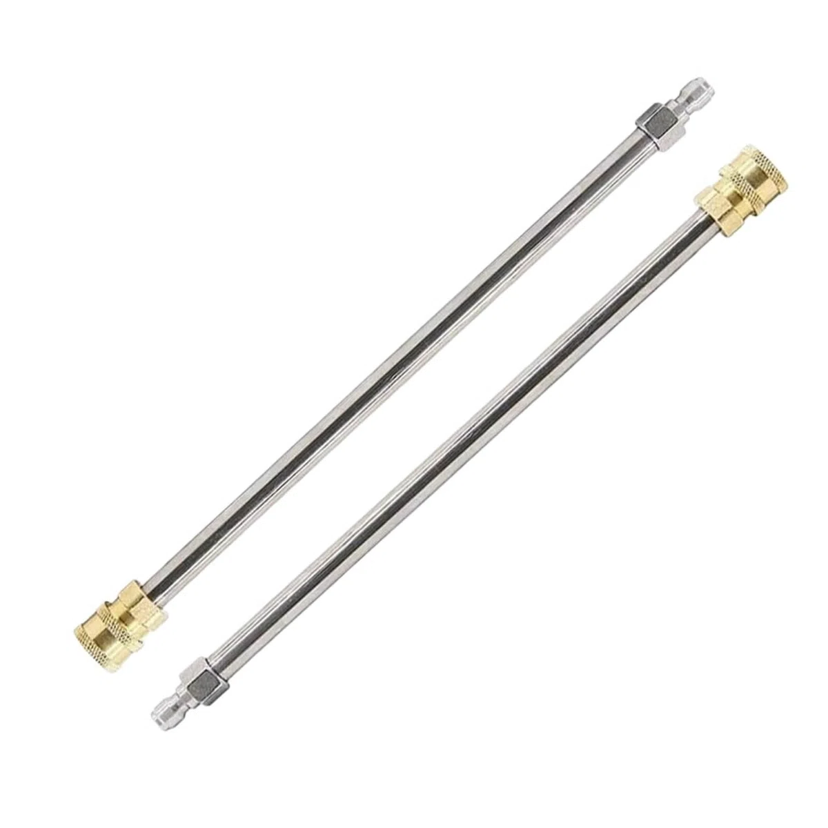 Varita de extensión para lavadora a presión Extensión de acero inoxidable for hidrolavadora con conexión rápida (1/4 pulgada) - Alta resistencia(Color 2)