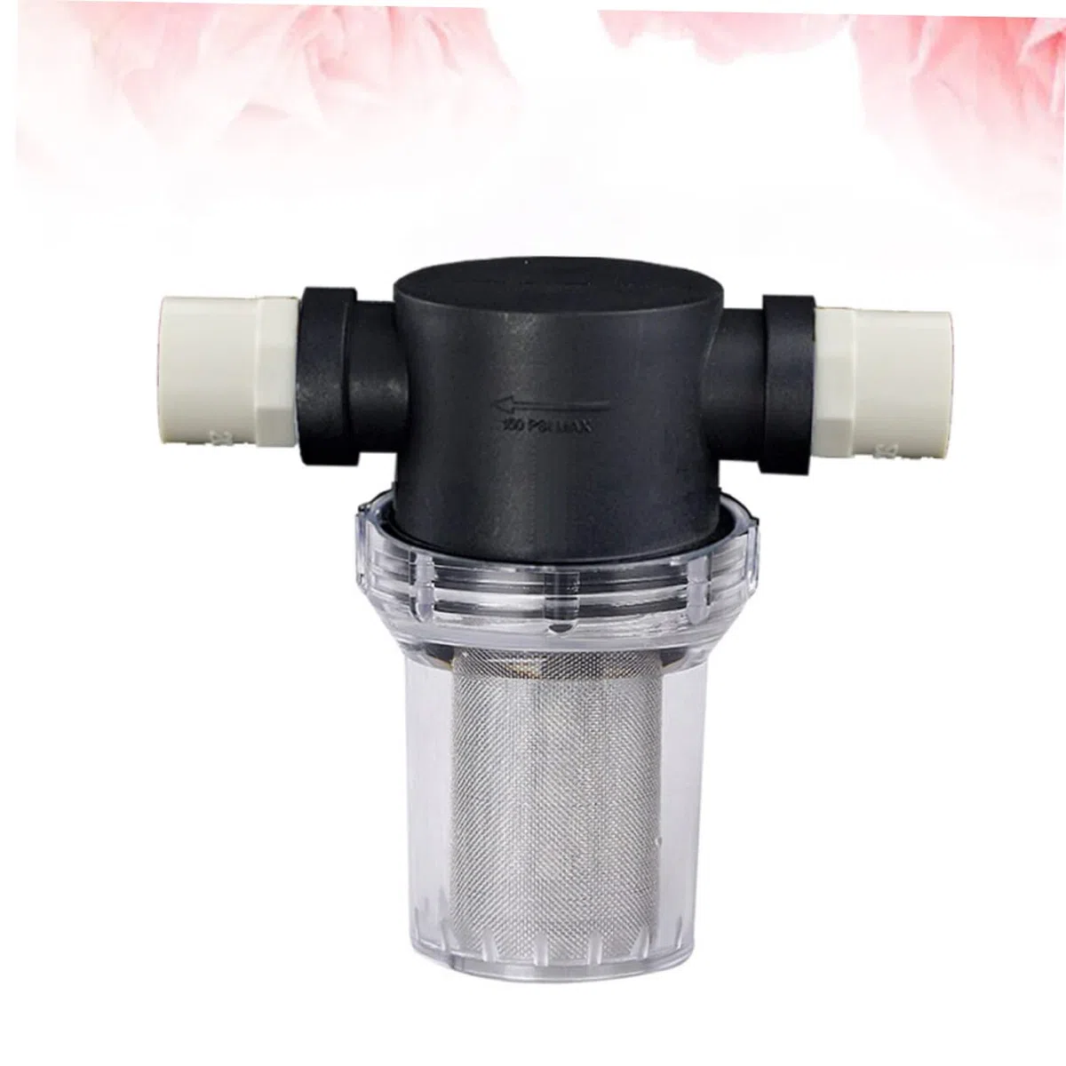 OUNONA 3piezas Filtro De Agua De Alta Presión con Conector y Tubo PVC De Malla Limpieza De Jardín y Lavadoras Presión