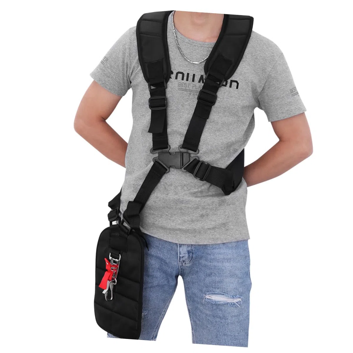 Toddmomy 2piezas Correas De Arnés Hombro Correa para Cortadora De Cesped Acolchada y Funcional para Uso Jardinería