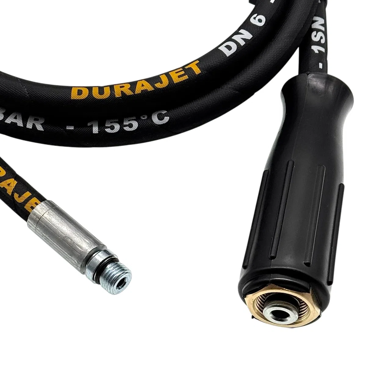 M&M Smartek manguera desatascadora 12 m 4 boquillas, para Kärcher, 220 bar | Kit desatascador con manguera, adaptadores y boquillas según variante; comprobar conexiones, presión, contenido y equipo.