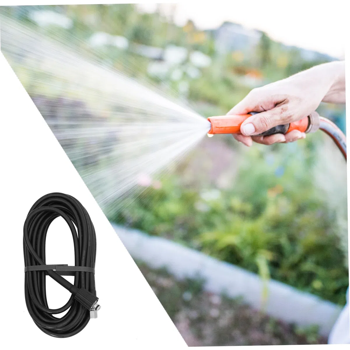 NOLITOY Manguera Extensión Hidrolavadora Alta Presión Tubo Resistente Compatible con Práctica para Limpieza y Desatasco Doméstico y Profesional