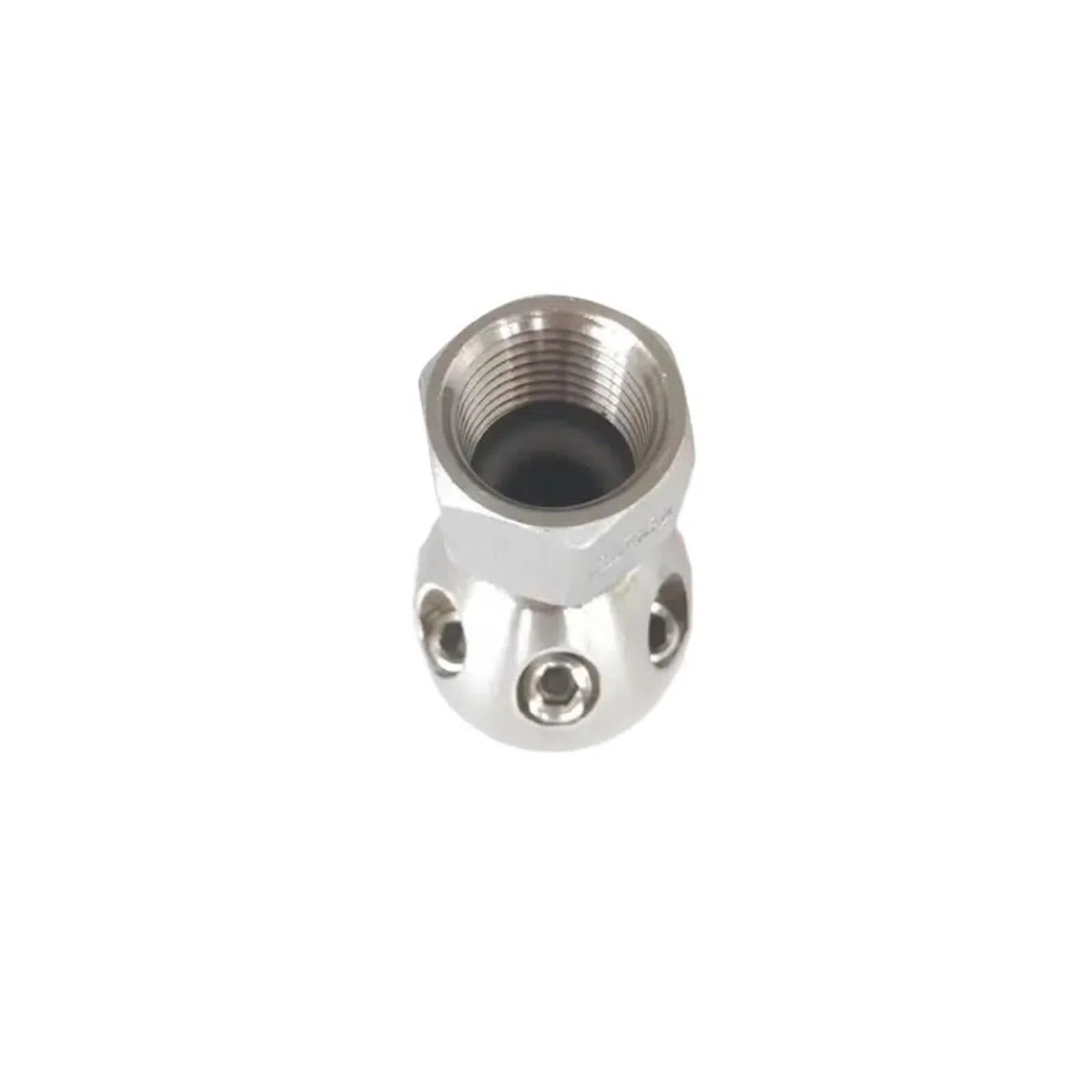 Boquilla jetter alcantarillado 3/8, 1 frontal 6 traseros, inox | Boquilla de lavado con rosca hembra para desagües y tuberías, presión 50-300 bar(M22 male 150L)