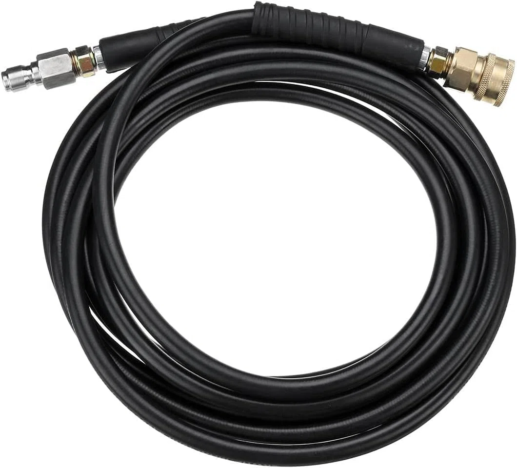 Manguera de liberación rápida de 15 m de 3/8 pulgadas, tubo de limpieza de manguera de lavado de alta presión de 40 MPa