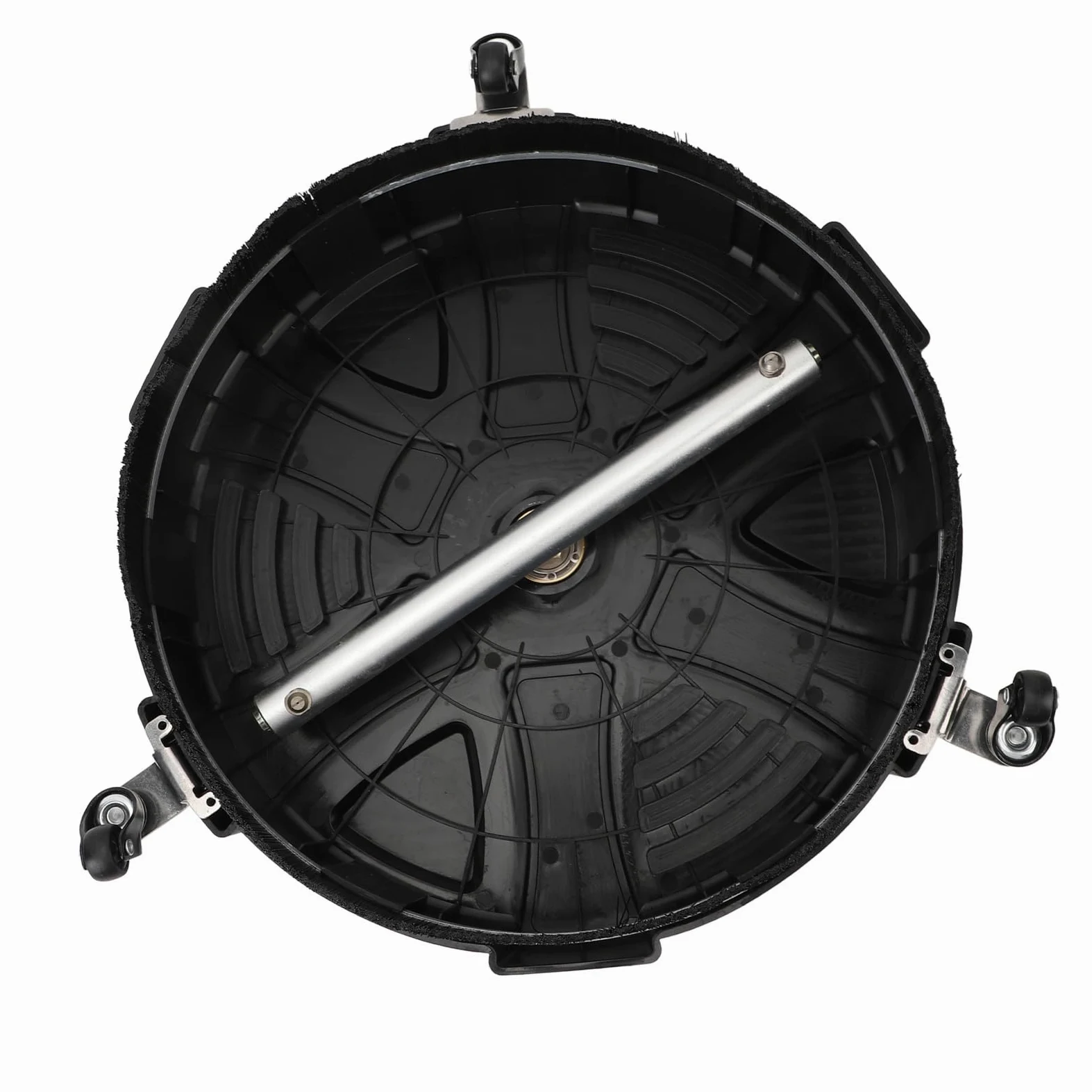 Aramox Limpiador de Superficies para Lavadora a Presión, Accesorio para Lavadora Eléctrica de Acero Inoxidable con 3 Ruedas, 16 Pulgadas, 3600 PSI, 2 Varillas de Extensión, para Entrada, Acera, Patio,